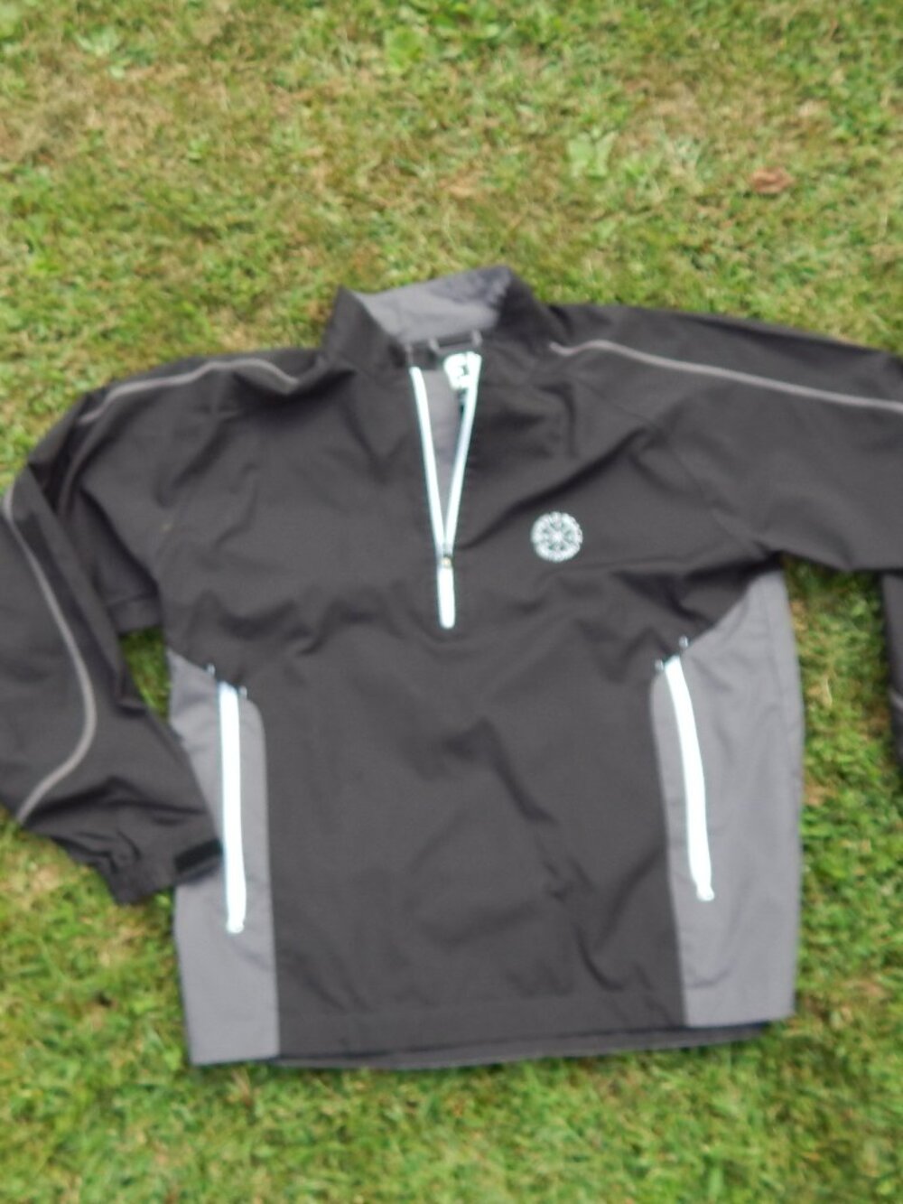 FootJoy Mens 1/4 Zip Pullover Myrtle Beach National Golf Windbreaker Medium